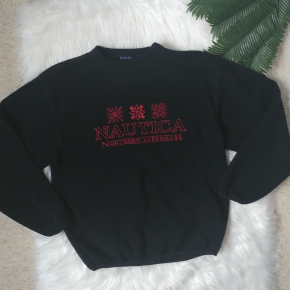 Nautica Tops - NAUTICA Vintage 90s Fleece Pullover Size Large
